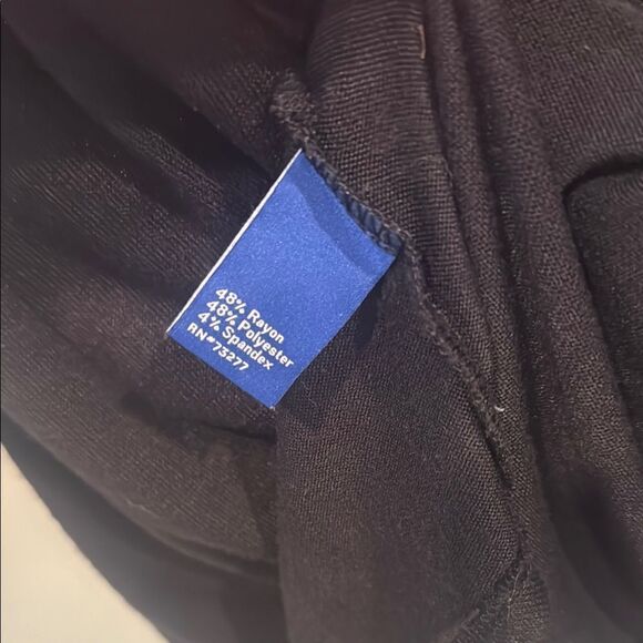 Apt. 9 Black Flutter Sleeve Blouse - Picture 7 of 8